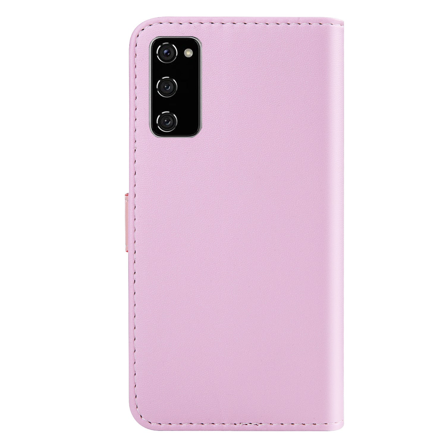 Tricolor PU Leather with Stand Case for Samsung Galaxy S20 FE 4G/FE 5G/S20 Lite/S20 FE 2022 - Purple/Pink/White Tricolor PU Leather with Stand Case for Samsung Galaxy S20 FE 4G/FE 5G/S20 Lite/S20 FE 2022 - Purple/Pink/White